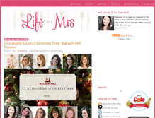 Tablet Screenshot of mylifeasamrs.com